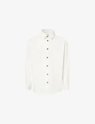 LOEWE Anagram-Embroidered Cotton Overshirt