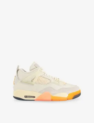 JORDAN Air Jordan 4 Retro Leather and Mesh Trainers - EUR 43.5 / 9.5 UK MEN