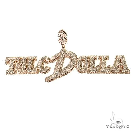 RINA - For Him CUSTOM Custom Made Logo Diamond Pendant 68561 in Rose Gold – Pendant