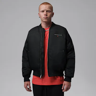 Jordan Flight Essentials Men's MA-1 Jacket - Black/Dark Smoke Grey/White