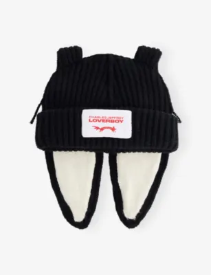 CHARLES JEFFREY LOVERBOY Chunky Rabbit Wool-Blend Beanie Hat