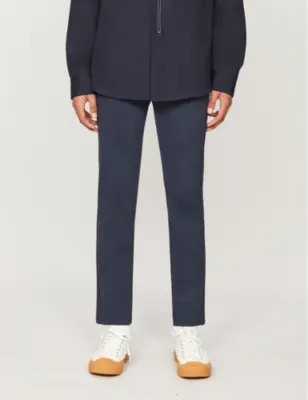 PAIGE Stafford slim-fit tapered stretch-jersey trousers