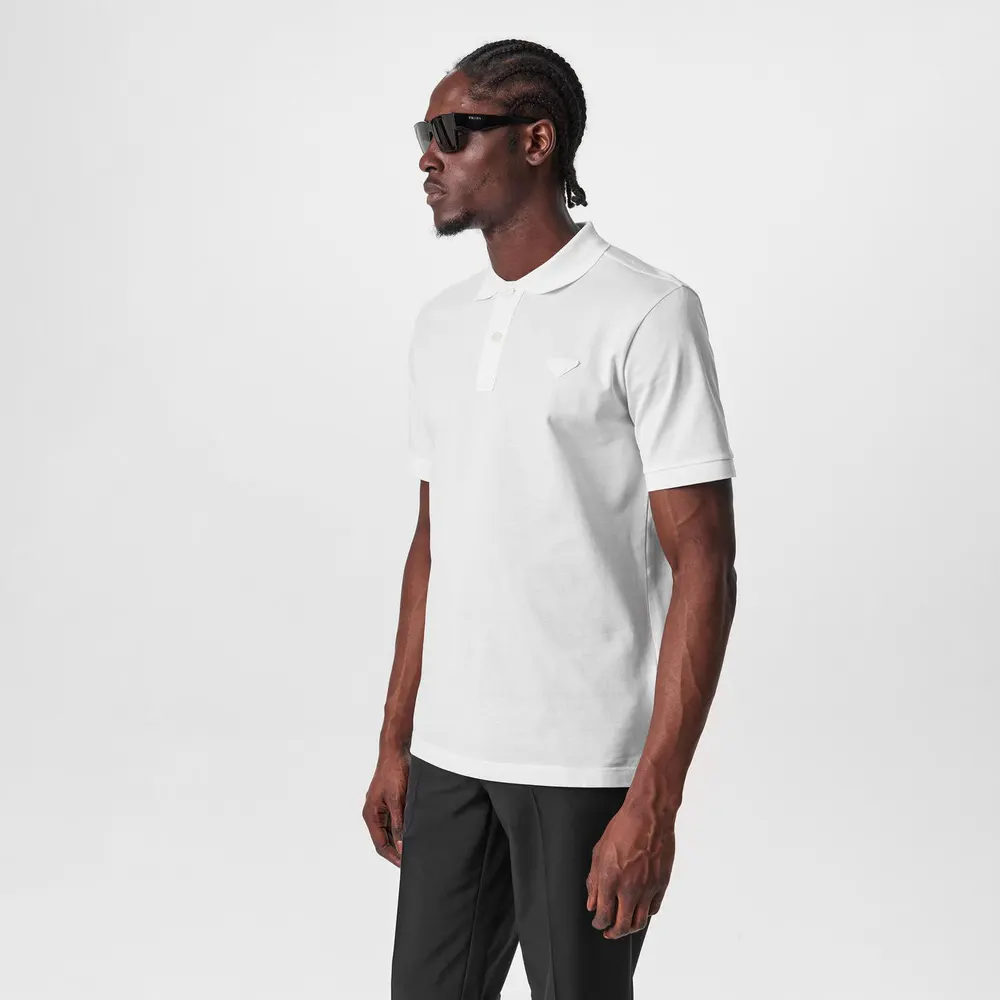 Prada Logo Polo Shirt detail 3