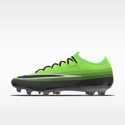 Nike Mercurial Vapor 17 Elite By You Custom Artificial-Grass Low-Top Football Boots - Green Strike/Black