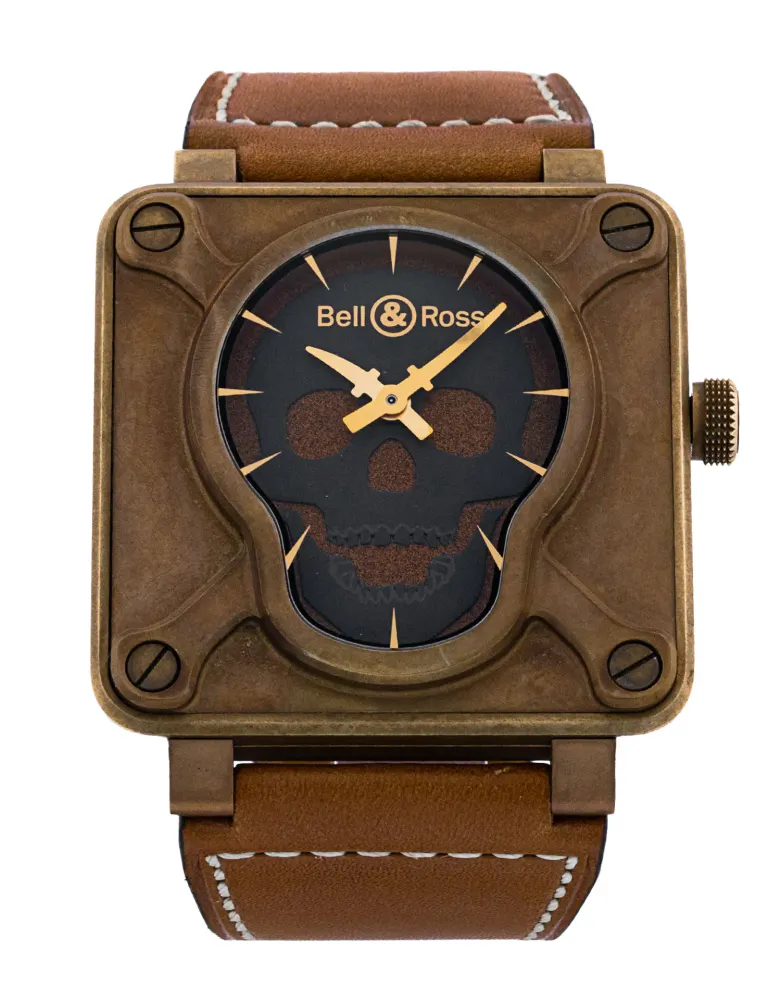 Bell and Ross BR01-92 Skull — 2016 — Very good in Grey – Pre-owned watches