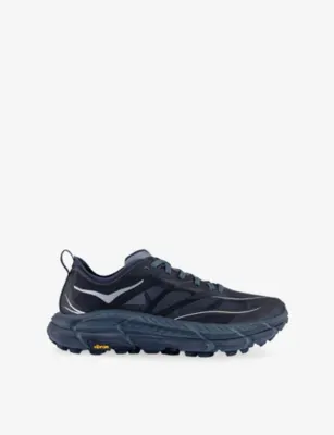 HOKA Mafate Speed 4 Lite Mesh Trainers - EUR 41 / 7 UK MEN in FADED NAVY – Mens | Trainers | Lace up trainers