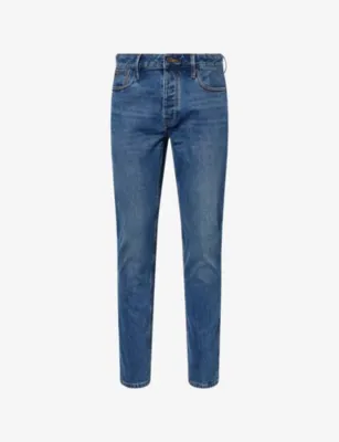 EMPORIO ARMANI J45 Slim-Fit Low-Rise Denim Jeans - 38/30