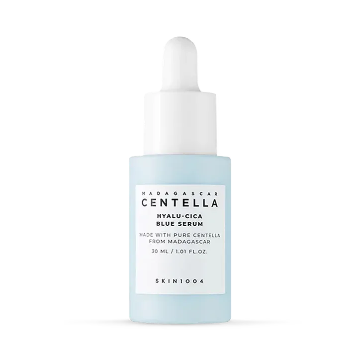 SKIN1004 Madagascar Centella Hyalu-Cica Blue Serum with Hyaluronic Acid & Ivy Leaf Extract for All Skin Types 50ml