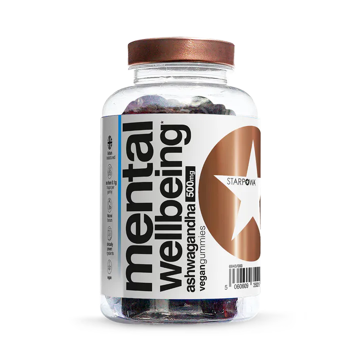Starpowa Wellbeing Ashwagandha 500mg 60 Vegan Gummies