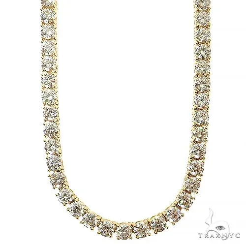AHMED - MOON JEWELRY 30 Pointer Diamond Tennis Chain (Lab) 69108 in Rose – Chain