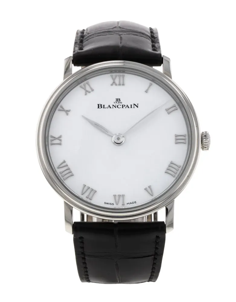 Blancpain Villeret 6605-1127-55B — 2024 — Excellent in White Roman Numeral – Pre-owned watches