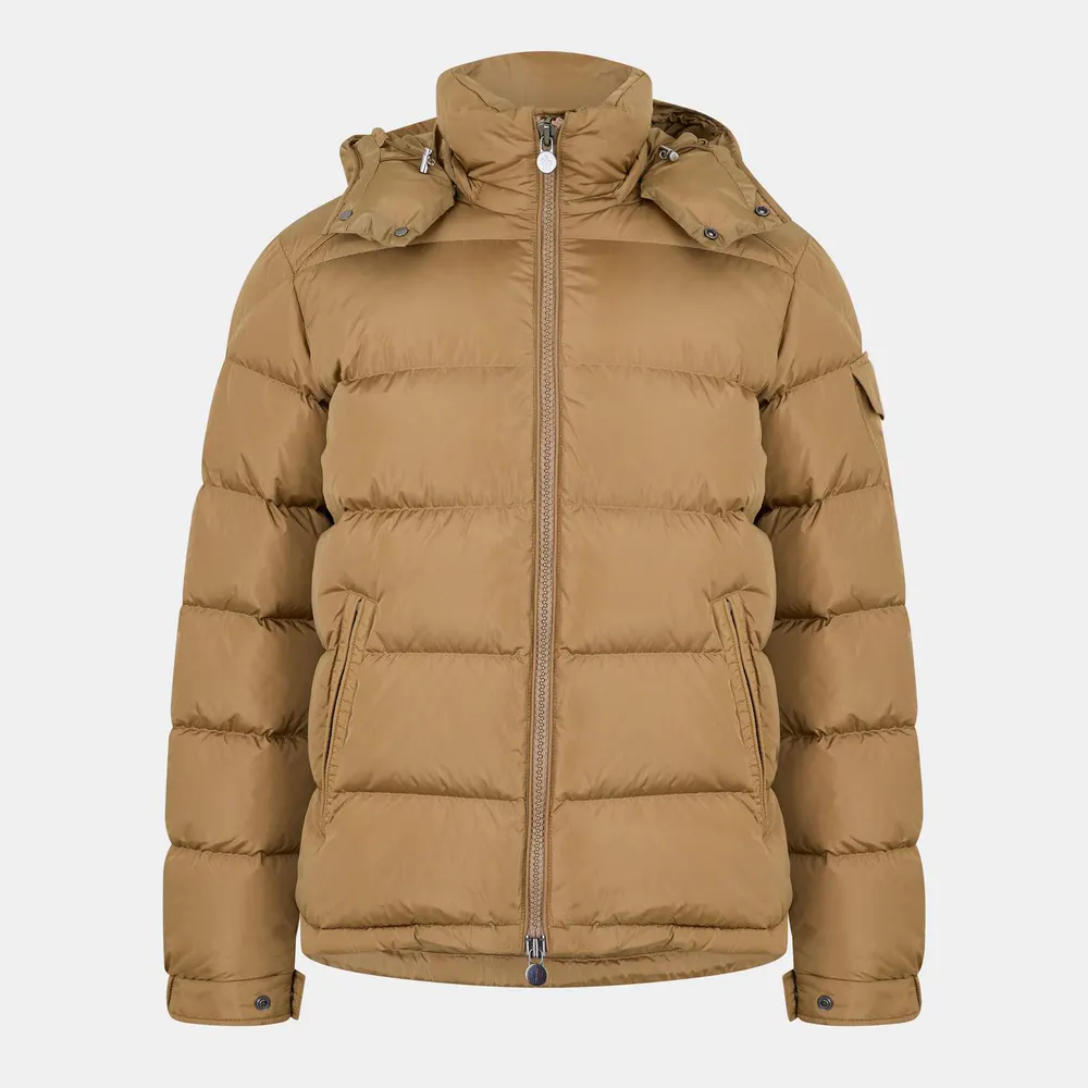 Moncler Men's Maya Down Long Sleeve Short Puffer Jacket