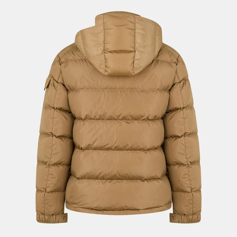 Moncler Men's Maya Down Long Sleeve Short Puffer Jacket detail 2