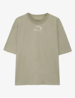 ALLSAINTS Raphy Logo-Print Short-Sleeve Cotton T-Shirt - FENNEL GREEN