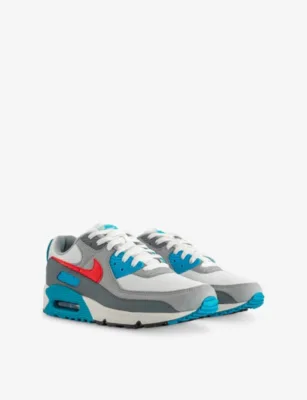 For Him Air Max III Leather and Mesh Trainers - 10.5 in COOL GREY INFRARED 23 LI, additional product view 3