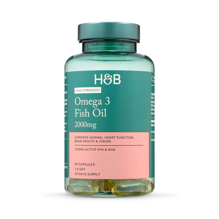 For Him High Strength Omega 3 Fish Oil 2000mg 60 Capsules