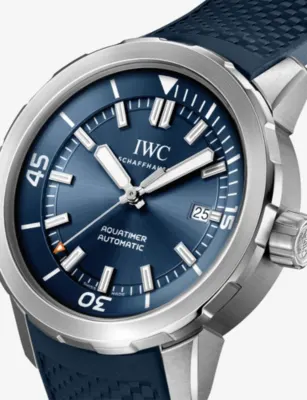 IWC Aquatimer Automatic Stainless-Steel Automatic Watch 42mm in STEEL, additional product view 2