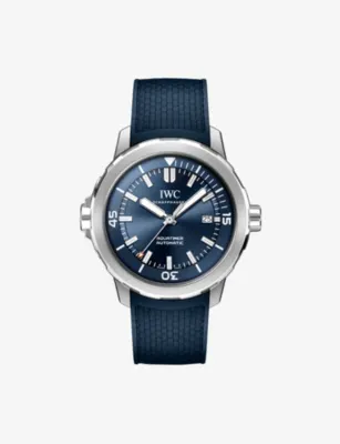 IWC Aquatimer Automatic Stainless-Steel Automatic Watch 42mm in STEEL – Jewellery & Watches | Mens luxury watches