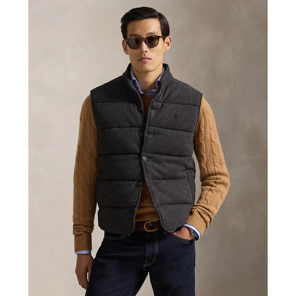 Polo Ralph Lauren Men's Dogtooth Gilet detail 3