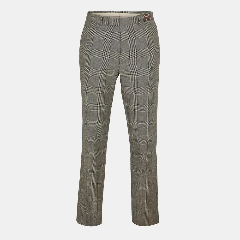 Gucci Men's Smart Tailored Fit Tailored Trousers