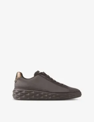 JIMMY CHOO Diamond Light Maxi M Knitted Trainers - EUR 41.5 / 7.5 UK MEN in V COFFEE – Mens | Trainers | Lace up trainers