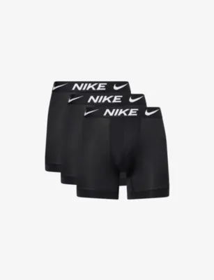 NIKE Dri Fit Essential Pack of Three Stretch-Jersey Boxer Briefs