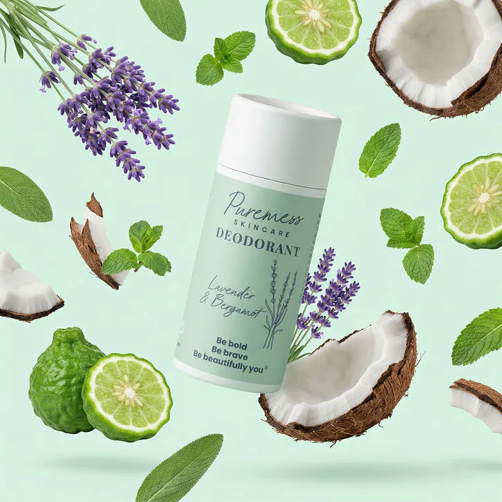 Puremess Skincare Natural Deodorant 70g - Lavender & Bergamot detail 3