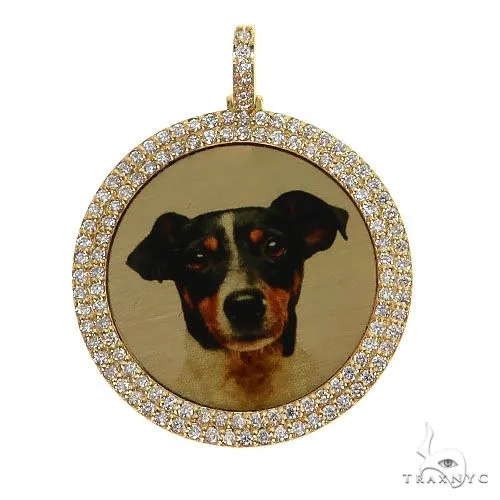 RINA - SUNNY 2 2 Row Diamond Photo Pendant 68587 in Rose Gold – Pendant