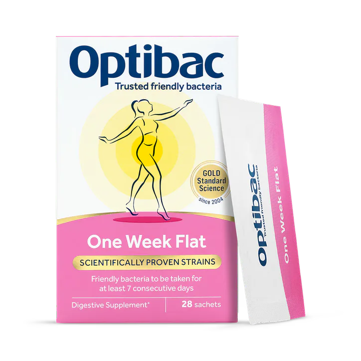 Optibac One Week Flat with Bifidobacterium (5 billion) 28 Sachets – Vitamins & Supplements > Supplements > Acidophilus & Friendly Bacteria