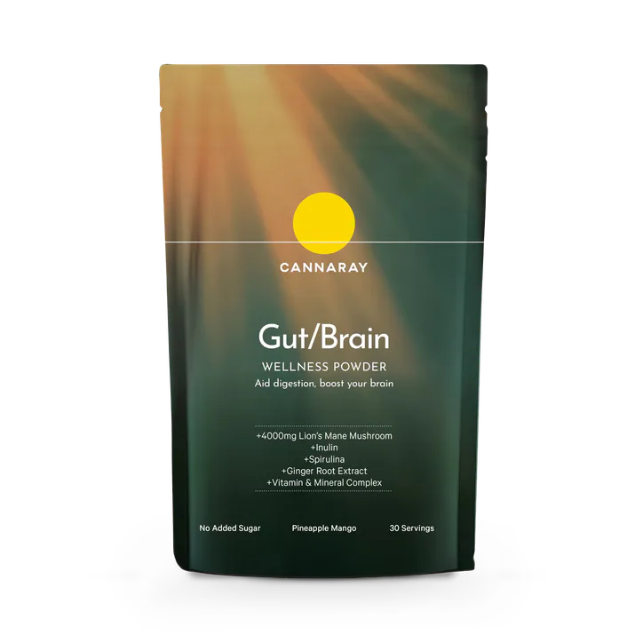 Cannaray Gut Brain Wellness Powder Pineapple & Mango (30 Servings) 150g