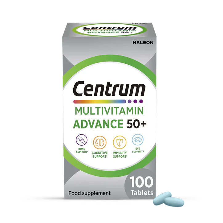 Centrum Advance 50+ Multivitamins & Minerals 100 Tablets