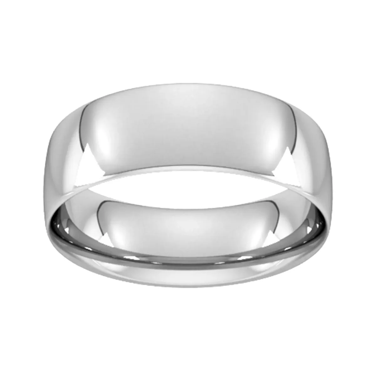 For Him 7mm Traditional Court Standard Wedding Ring In 18 Carat Yellow Gold