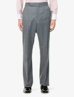 TOM FORD Pinstripe Suit Wool Trousers detail 3