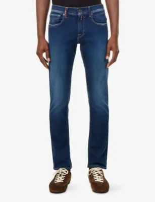 REPLAY Grover Hyperflex Straight Stretch-Denim Jeans - 33/30 in DARK BLUE, additional product view 3