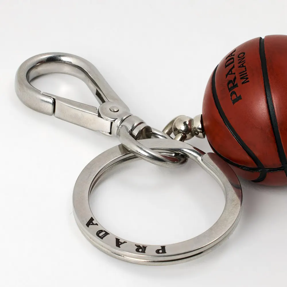 Prada Men's Metal Keyring in Multi, additional product view 2