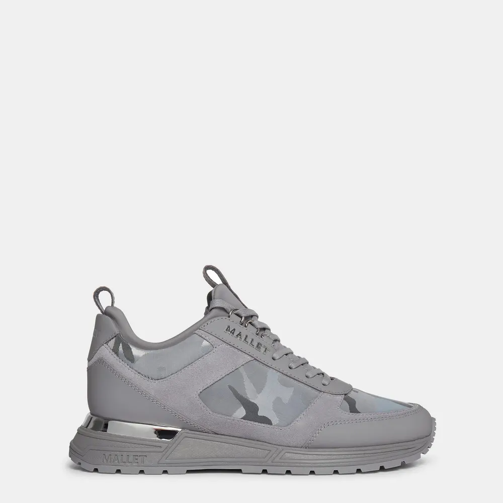 Mallet Diver Lite Trainer in Grey Camo – Footwear
