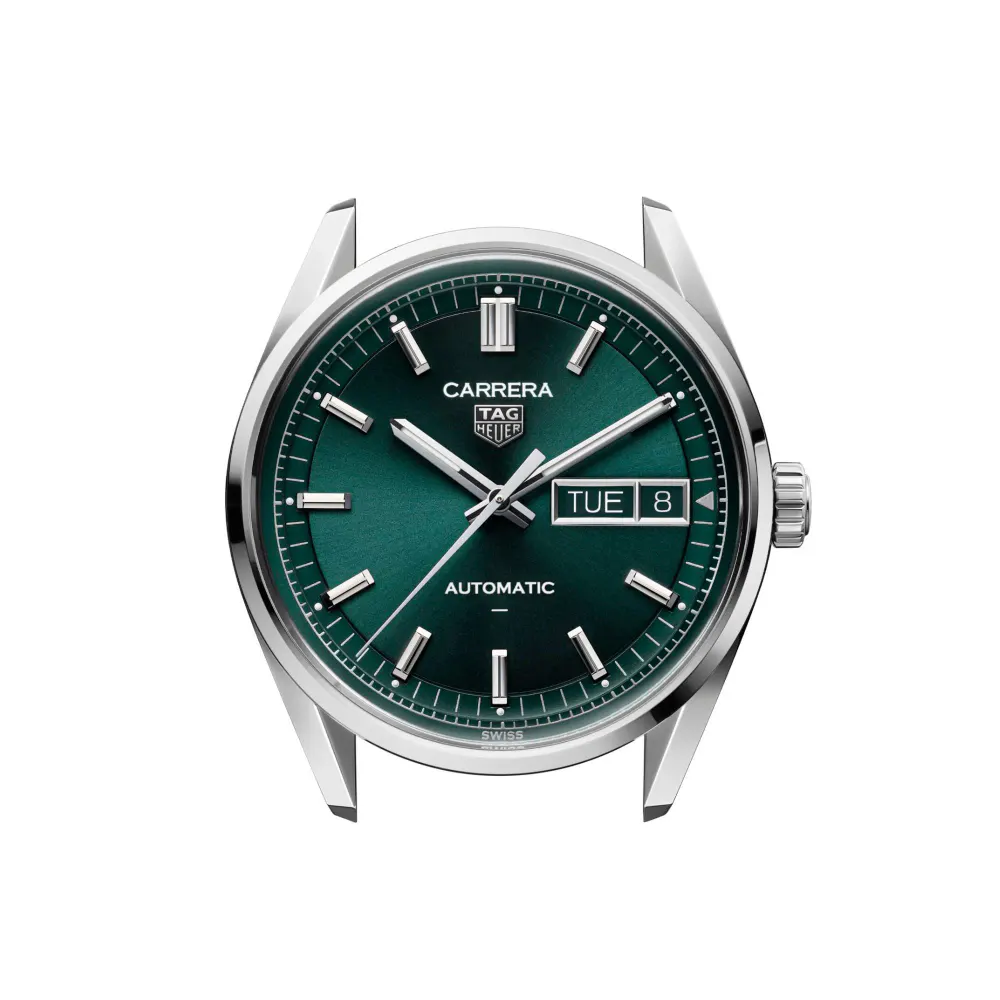 TAG Heuer Carrera Day-Date 41mm Mens Watch in Green, additional product view 2