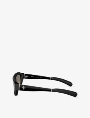 FERRARI FH2010Q Pillow-Frame Acetate Sunglasses detail 3