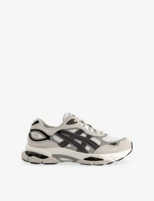 ASICS Gel-NYC 2.0 Suede and Mesh Trainers - 10.5 in WHITE OATMEAL – Mens | Trainers | Lace up trainers