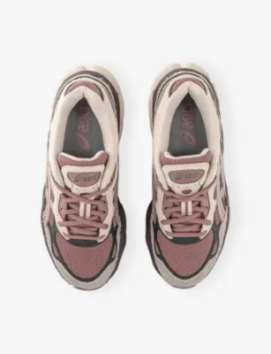 ASICS Gel-NYC 2.0 Suede and Mesh Trainers - 10.5 in UMEBOSHI MOONROCK, additional product view 2