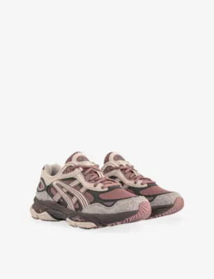 ASICS Gel-NYC 2.0 Suede and Mesh Trainers - 10.5 in UMEBOSHI MOONROCK, additional product view 3
