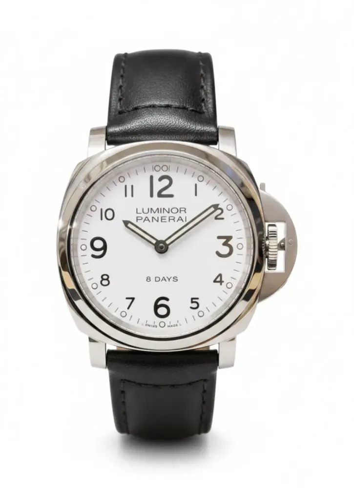Panerai Luminor Base PAM00561 — 2022 — Very good in White Arabic – Pre-owned watches