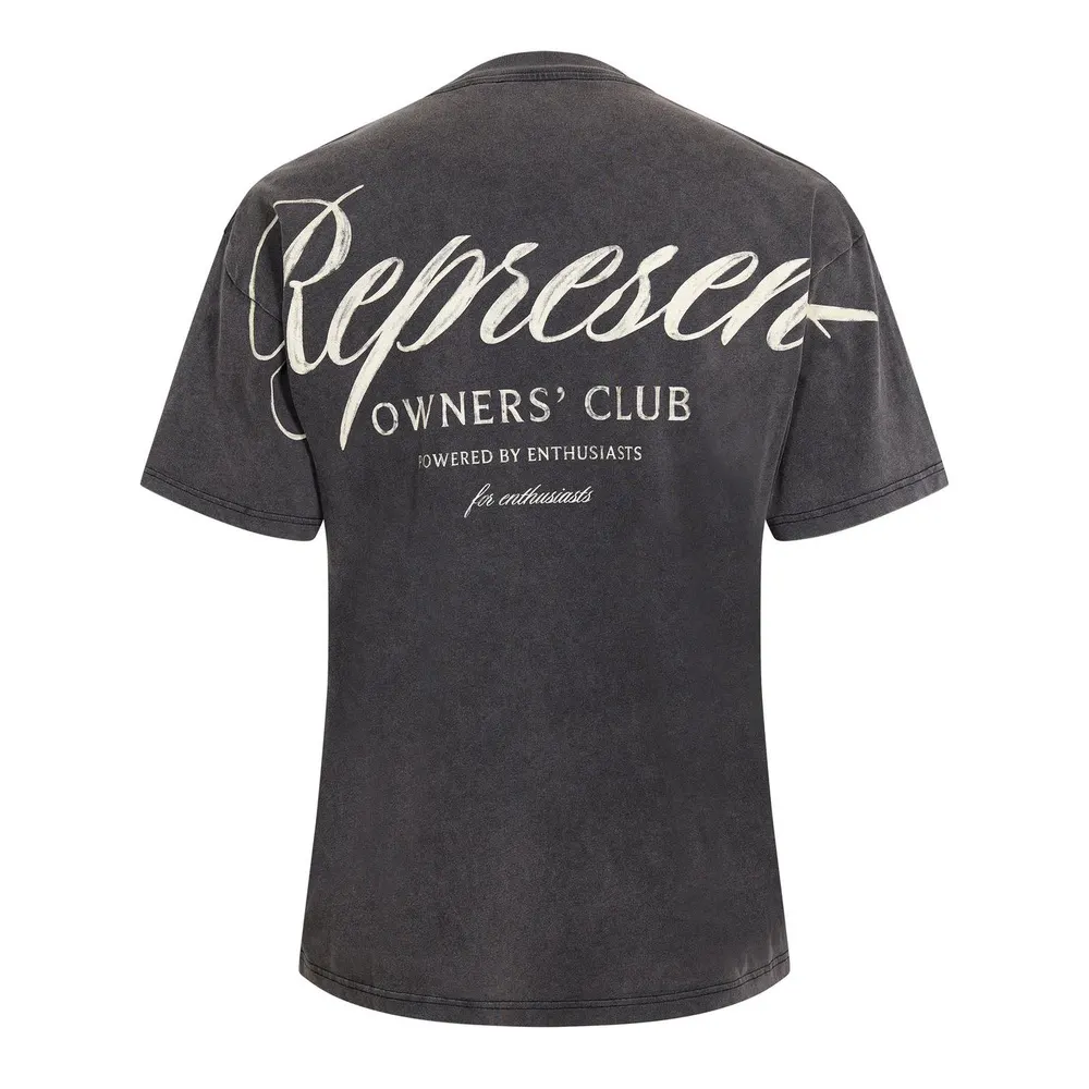 Represent Men's OC Script Oversized T-Shirt detail 2