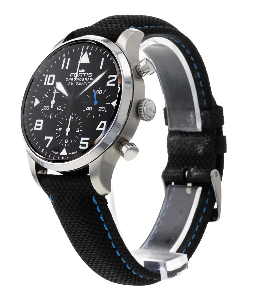Fortis Pilot Classic 904.21.41 LP.01 — 2025 — Very good in Black Arabic, additional product view 2