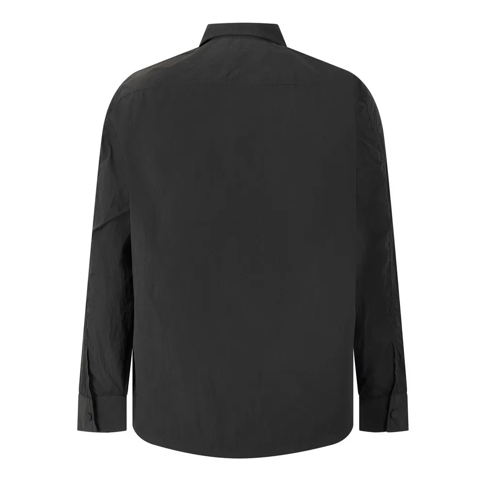 Boss Mens BOSS ORANGE Long Sleeve Zipped Over-Shirt with Logo Detail (Lotape) detail 2
