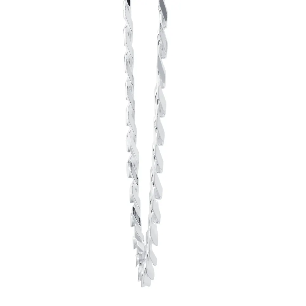 For Him Sterling Silver Mens Link Necklace detail 3
