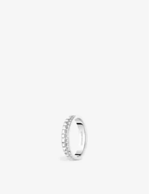 BOUCHERON Quatre Radiant Edition 18ct white-gold and 0.24ct diamond ring - N.5 detail 3