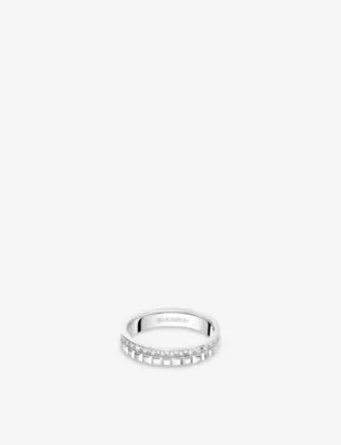 BOUCHERON Quatre Radiant Edition 18ct white-gold and 0.24ct diamond ring - N.5