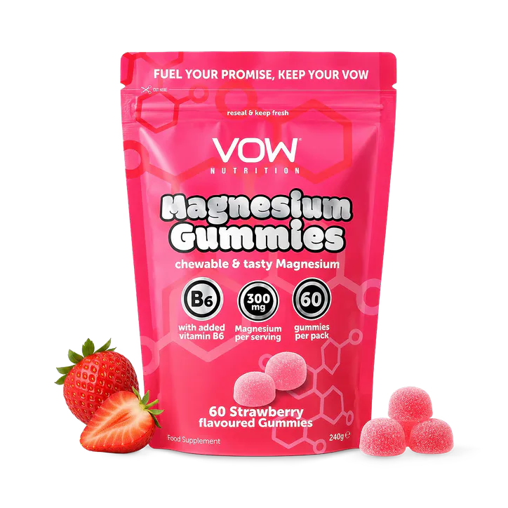 Vow Nutrition Magnesium Gummies Strawberry 60 Gummies