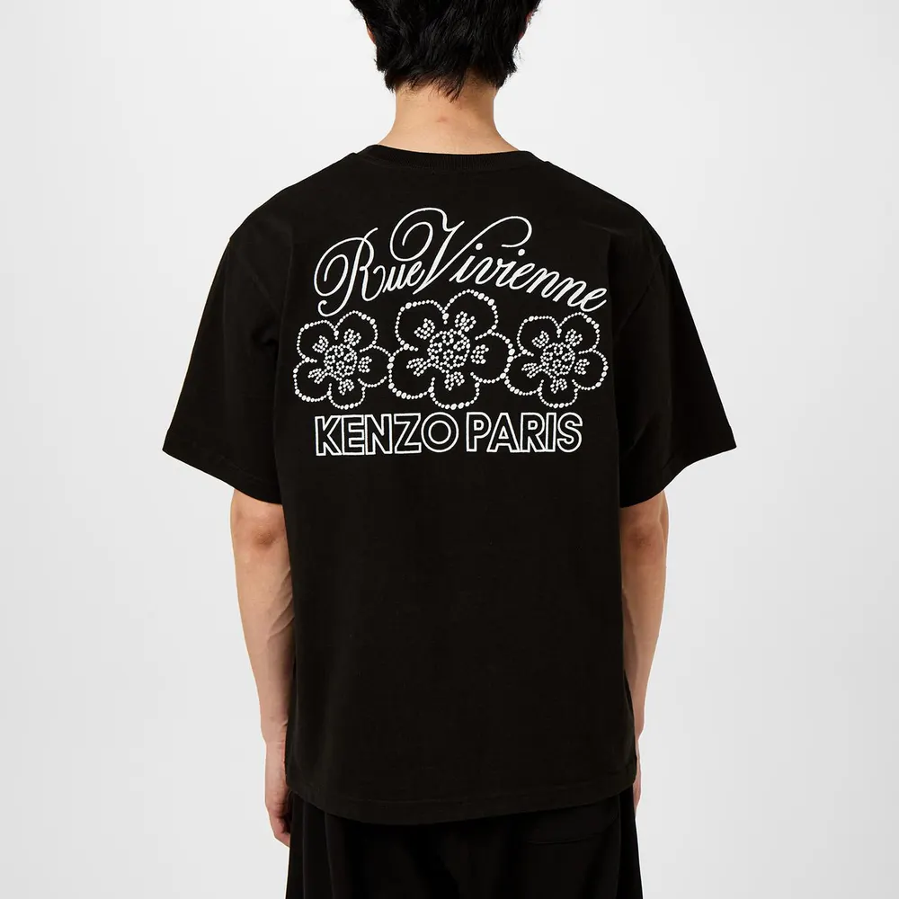 Kenzo Logo T-Shirt in Black, additional product view 3